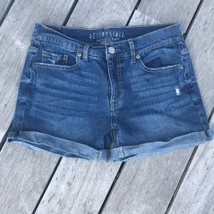 Aeropostale distressed stretch shorts